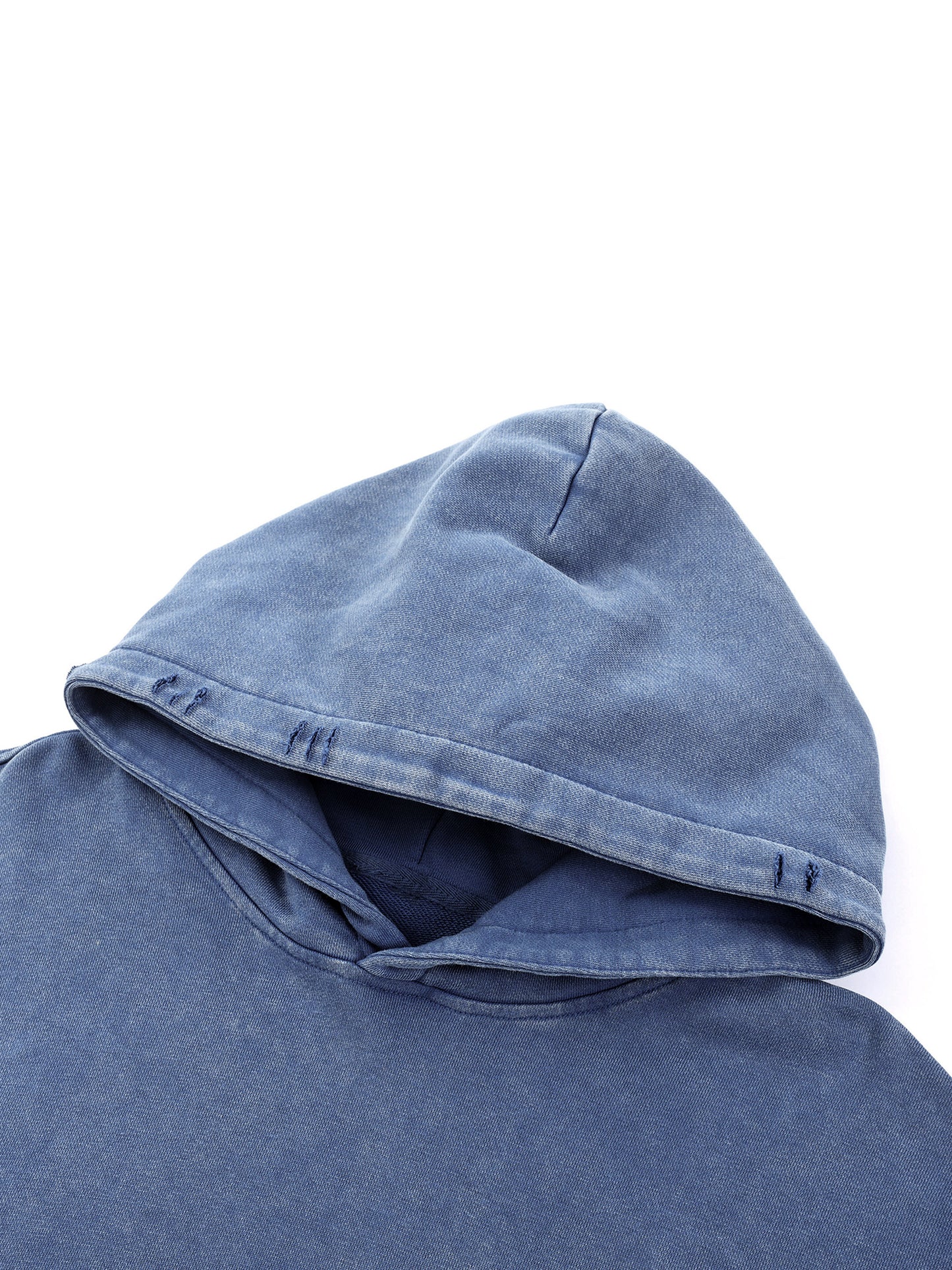 Consistency Over Perfection Frayed Heavyweight  Hoodie - Grey