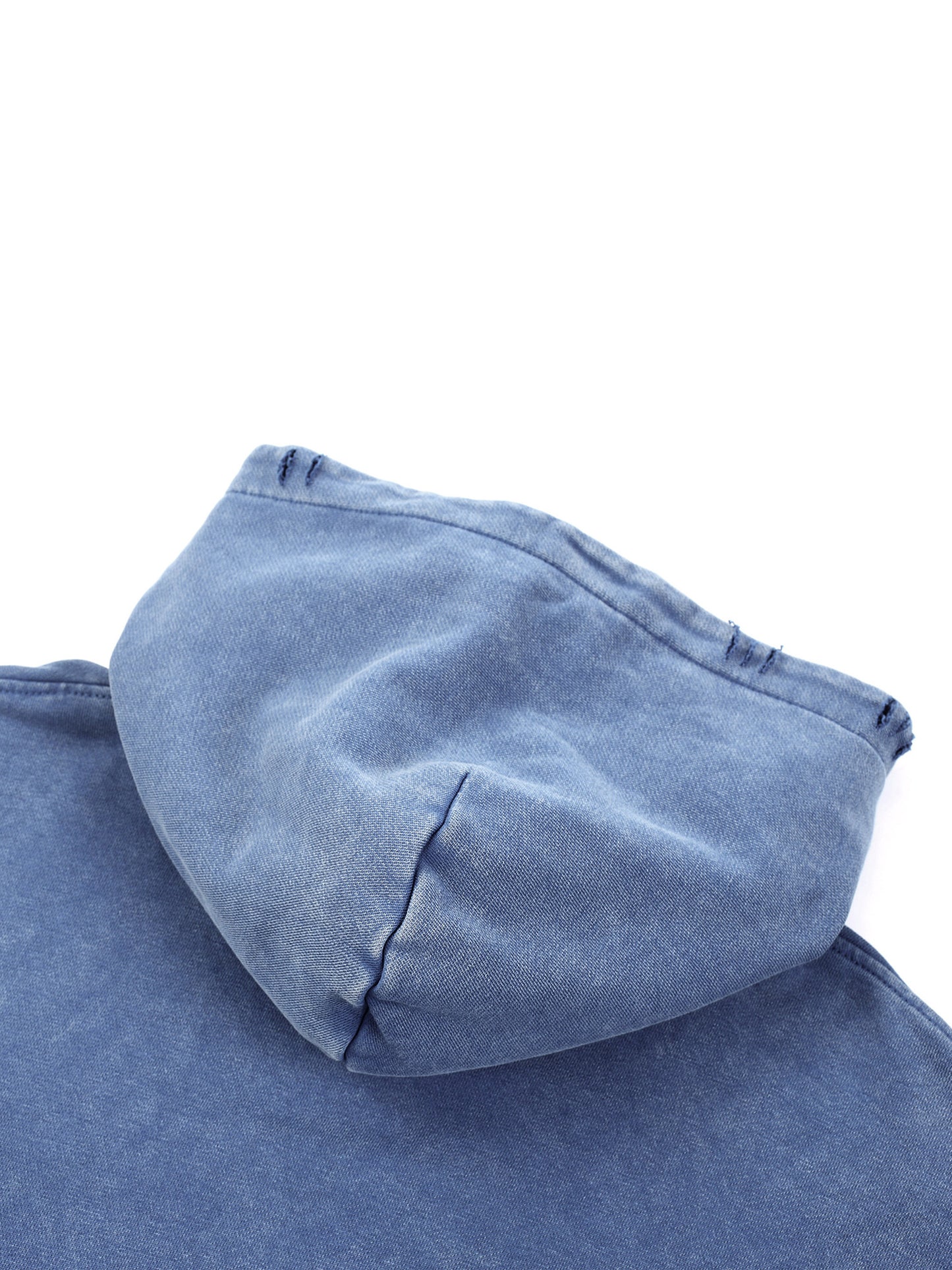 Consistency Over Perfection Frayed Heavyweight  Hoodie - Grey